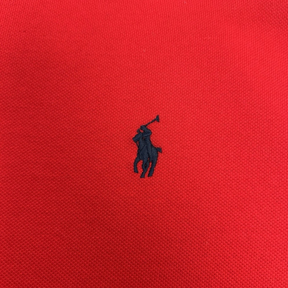 Polo Ralph Lauren Men's Big Tall 2XL Red Short Sleeve Classic Fit Polo Shirt - Picture 5 of 16